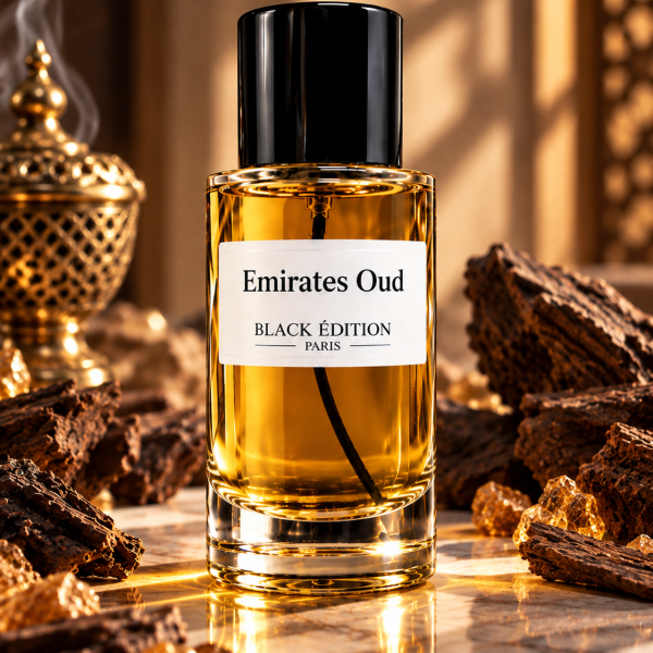 Parfum Black Édition senteur  « Émirats Oud » 50 ml